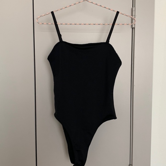 Zara Tops Nwt Zara Black Shapewear Bodysuit Poshmark